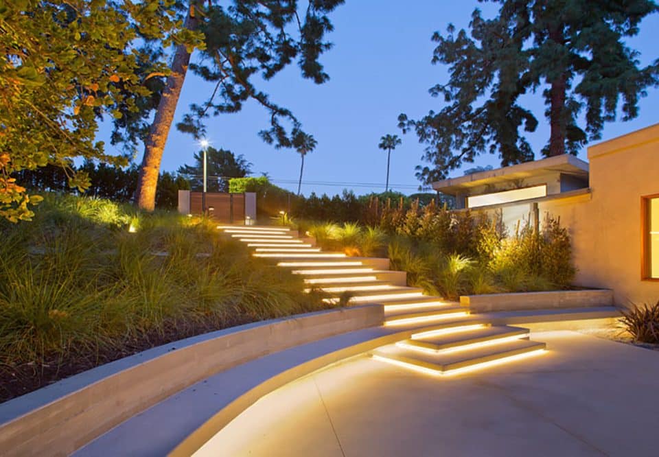 Stair Case Light Installation San Diego