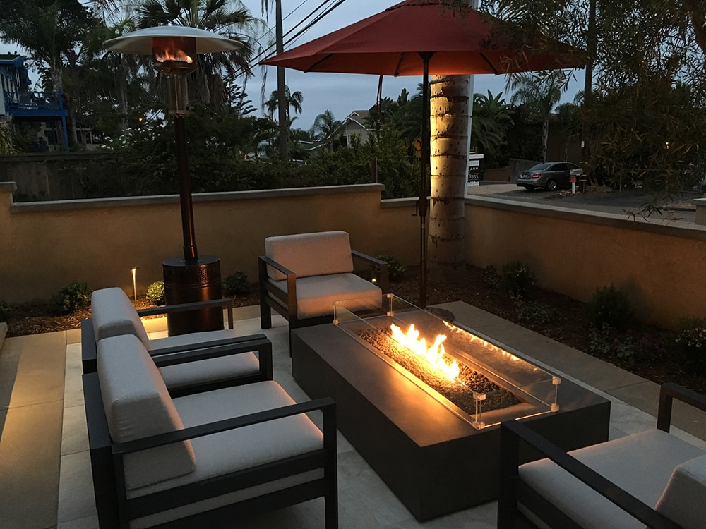 Rectangular Fire Pit San Diego