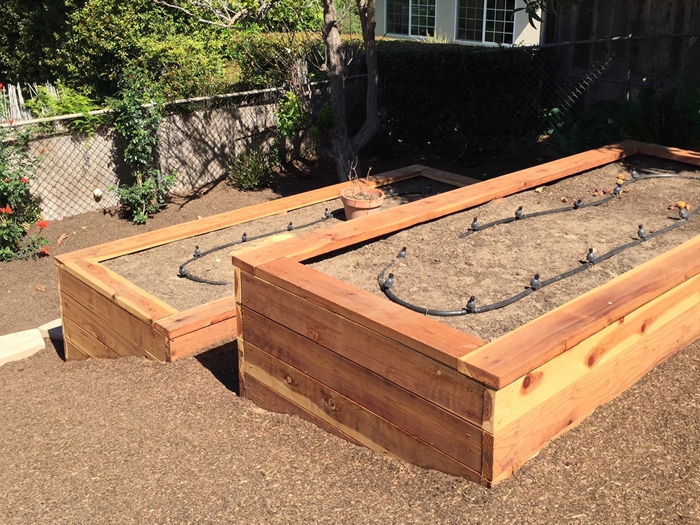 Edible Garden Irrigation System San Diego