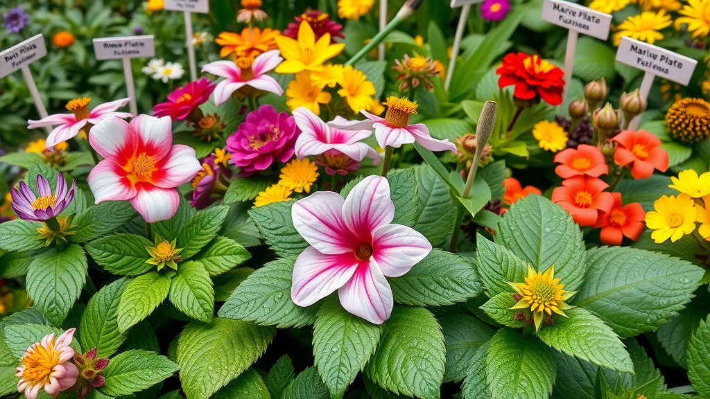 top 10 native San Diego plants arranged in a beautiful eco-friendly garden setting