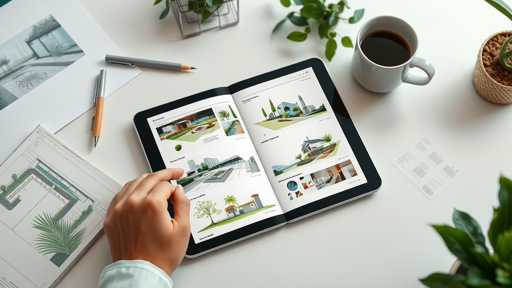 san diego landscape architect portfolio with design samples and plant references