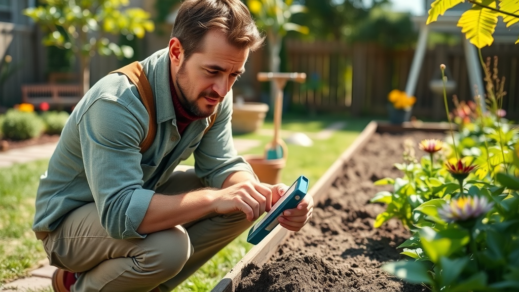 homeowner soil testing xeriscaping tips backyard San Diego garden